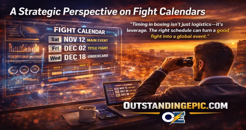 Sffareboxing Schedules by Sportsfanfare: The Ultimate Guide to Fight Calendars, Timing Strategy, and Fan Engagement 4 A Strategic Perspective on Fight Calendars