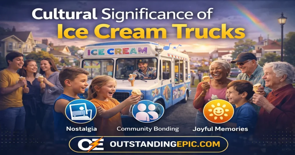 The Jolly Rogers Taste of Paradise Ice Cream Truck Sterling AK: The Ultimate Guide to Alaska’s Most Delightful Mobile Treat Experience 4 Cultural significance of ice cream trucks showing families and children enjoying ice cream together, highlighting nostalgia, community bonding, and joyful memories