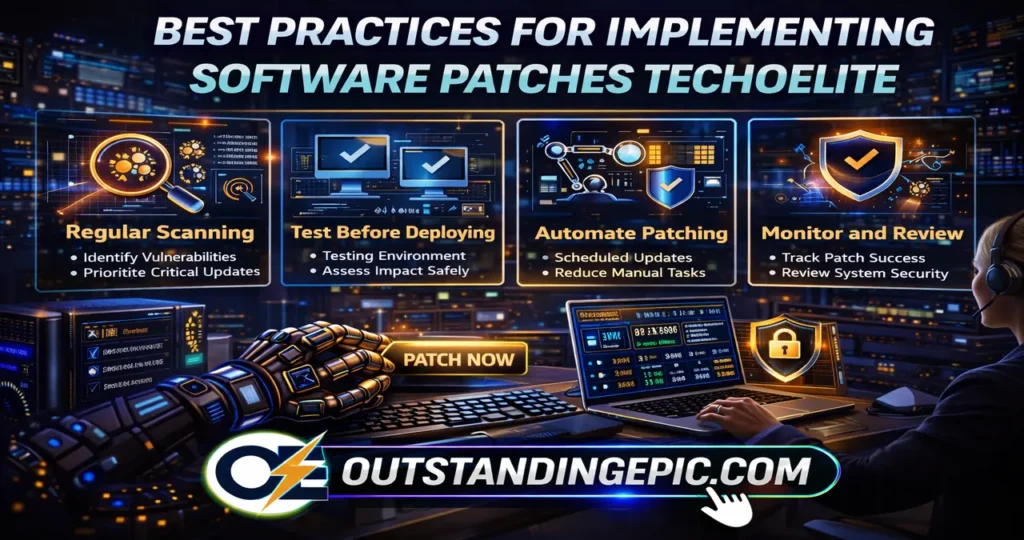 Software Patches Techoelite: The Ultimate Enterprise Guide to Secure, Scalable, and Intelligent Patch Management 3 Best Practices for Implementing Software Patches Techoelite