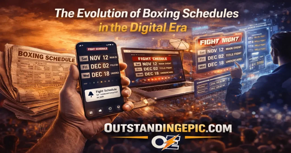 Sffareboxing Schedules by Sportsfanfare: The Ultimate Guide to Fight Calendars, Timing Strategy, and Fan Engagement 3 The Evolution of Boxing Schedules in the Digital Era