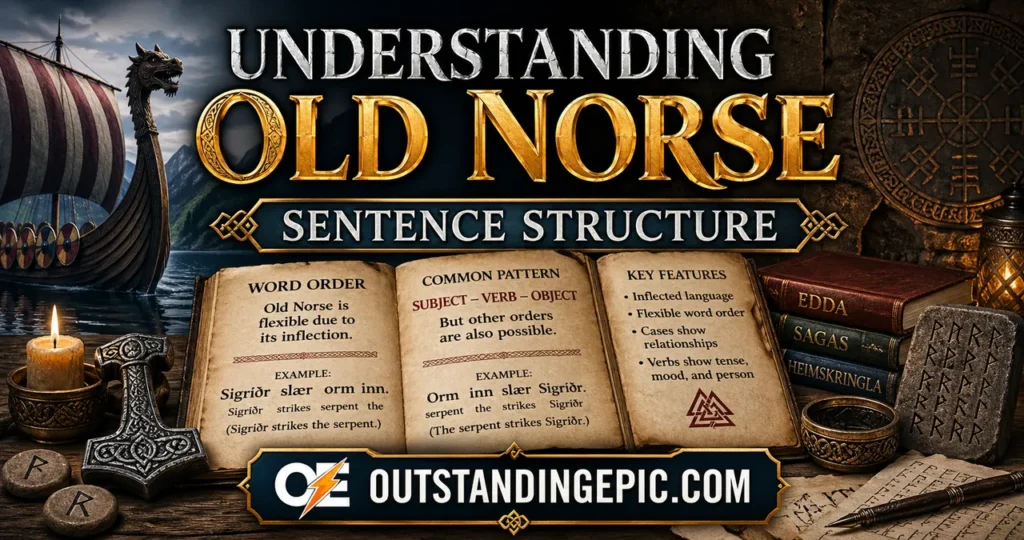 English to Old Norse: The Ultimate Guide to Translating, Understanding, and Reconstructing a Legendary Language 2 Understanding Old Norse Sentence Structure