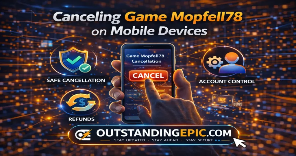 How to Cancel Game Mopfell78: The Complete Expert Guide to Safe Cancellation, Refunds, and Account Control 2 Canceling Game Mopfell78 on mobile devices showing smartphone cancellation process safe cancellation refunds account control