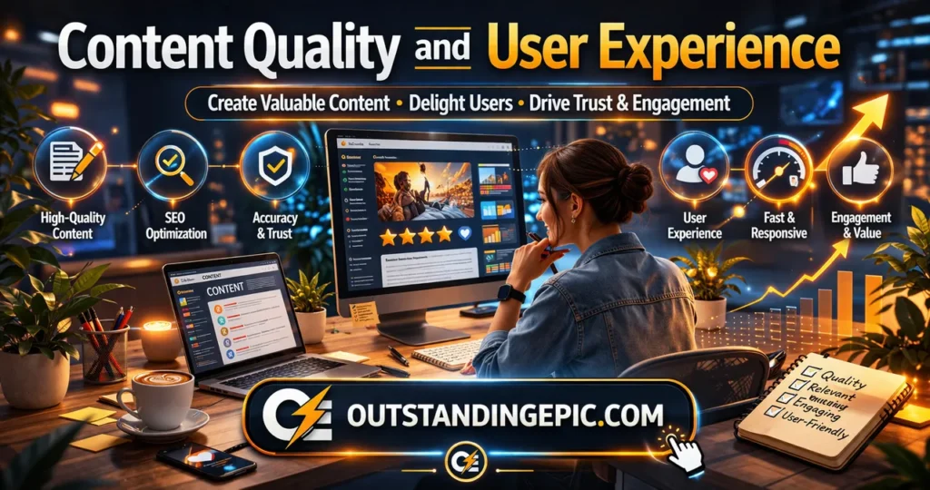 Robthecoins About: The Ultimate Authority Guide to Understanding the Brand, Vision, and Digital Crypto Ecosystem 3 Content quality and user experience concept showing SEO optimization, engagement, fast performance, and user-friendly digital interface