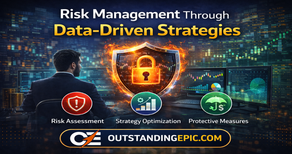 Riproar Crypto Data Analysis: The Ultimate Authority Guide to Intelligent Crypto Insights 3 Risk management through data-driven strategies in crypto trading showing data analysis, risk assessment, and protective measures using charts and analytics dashboards