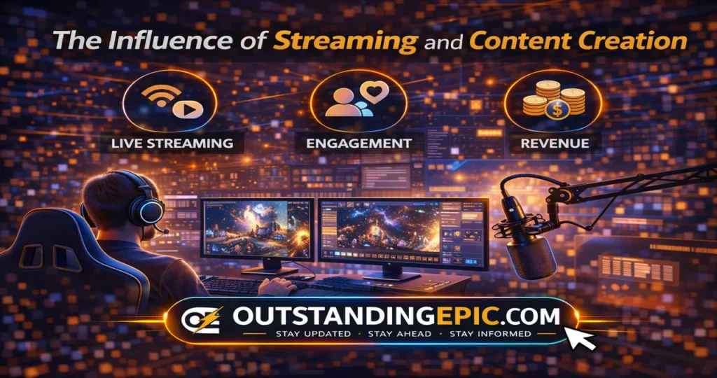 Esports Gaming EmbersLasVegas: Ultimate Guide to Events, Competitive Gaming & Future Trends 2026 3 The influence of streaming and content creation showing live streaming setup engagement audience growth revenue digital creator