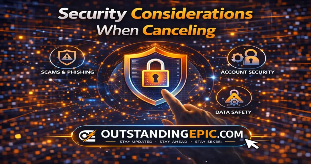 How to Cancel Game Mopfell78: The Complete Expert Guide to Safe Cancellation, Refunds, and Account Control 3 Security considerations when canceling showing cybersecurity shield data safety account protection phishing risks digital security