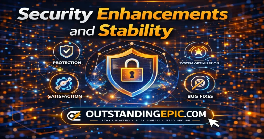 Game Update Befitnatic: Complete Guide to Features, Changes, Performance & Latest Updates 2026 3 Security enhancements and stability digital protection shield cybersecurity system optimization bug fixes technology concept