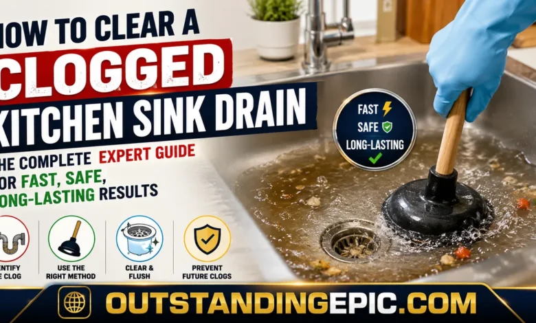 How to Clear a Clogged Kitchen Sink Drain: The Ultimate Expert Guide for Fast, Safe, Long-Term Results 1 How to Clear a Clogged Kitchen Sink Drain