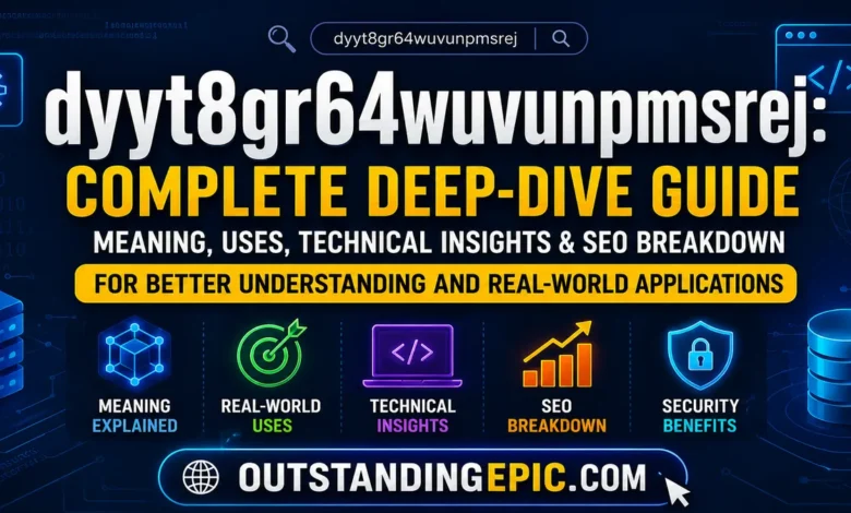 dyyt8gr64wuvunpmsrej: Complete Deep-Dive Guide, Meaning, Uses, Technical Insights & SEO Breakdown for Better Understanding and Real-World Applications 1 dyyt8gr64wuvunpmsrej
