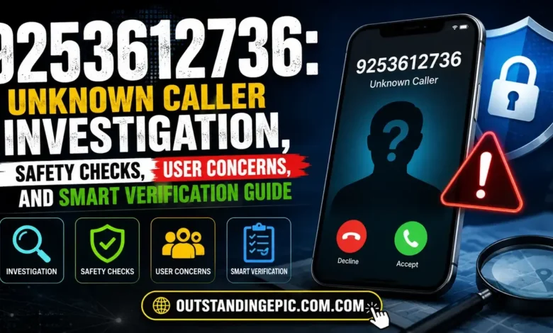 9253612736: Unknown Caller Investigation, Safety Checks, User Concerns, and Smart Verification Guide 1 9253612736