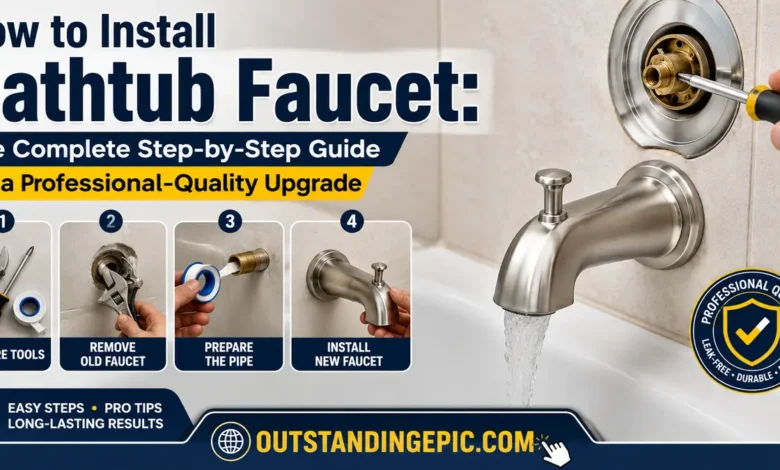 How to Install Bathtub Faucet: The Complete Step-by-Step Guide for a Professional-Quality Upgrade 1 How to Install Bathtub Faucet